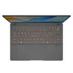Backlit ergo-sense keyboard with fingerprint sensor and large precision touchpad on Vivobook S 14 OLED
