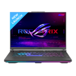 Advanced ASUS ROG Strix G16 G614JU-N4200WS featuring Intel Core i7-13650HX processor, NVIDIA GeForce RTX 4050 6GB GPU, 16GB DDR5 RAM, 1TB PCIe 4.0 NVMe M.2 SSD, and a 16-inch FHD+ (1920 x 1200) display with 165Hz refresh rate