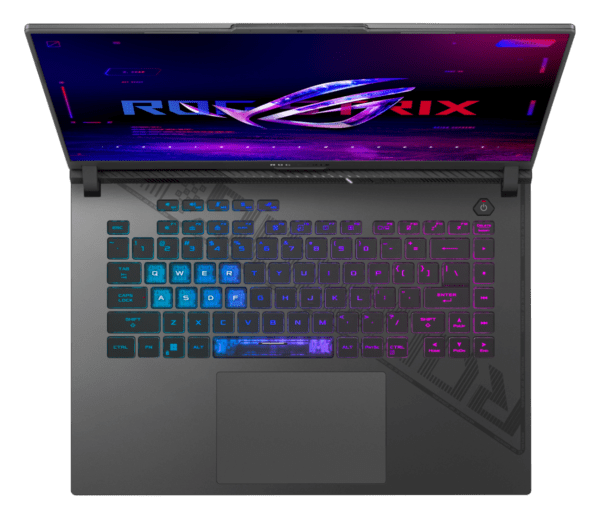 ASUS ROG Strix G16 G614JU-N4200WS: High-performance gaming laptop with Intel Core i7-13650HX processor, NVIDIA GeForce RTX 4050 6GB GPU, 16GB DDR5 RAM, and 1TB PCIe 4.0 NVMe M.2 SSD