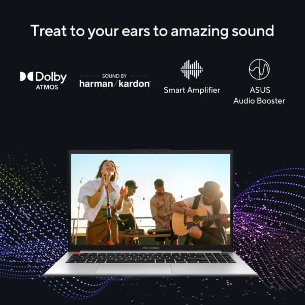 Harman Kardon-Tuned Speakers with Dolby Atmos on Vivobook S 15 OLED
