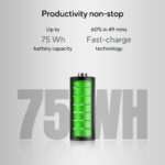 70Wh Battery with 60% Charge in 49 Minutes on Vivobook S 15 OLED