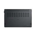 he slim profile of the Asus ExpertBook B1 B1403CVAB-S62716X is shown from the side while the laptop is open, highlighting its thinness.