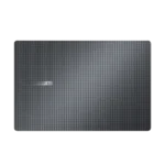 he Asus ExpertBook B1 B1403CVAB-S62716X with its screen and base laid flat at a 180-degree angle, demonstrating the hinge's full range of motion.