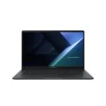Detailed shot of the touchpad on the Asus ExpertBook B1 B1503CVA-NJ1008X, featuring the integrated fingerprint sensor for secure login.