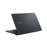 Asus ExpertBook B1 B1503CVA-NJ1008X laptop in Gentle Grey, closed and viewed from a 3/4 angle, showcasing the lid's texture and minimalist design