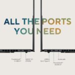 Comprehensive ports including dual Thunderbolt™ 4 USB-C, USB 3.2 Gen 2 Type-A, HDMI 2.1, and audio jack on Zenbook Duo"