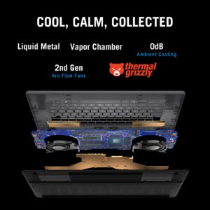 Asus ROG Zephyrus G16 GU605CW-QR133WS with a long-lasting 90Wh battery, providing extended gaming and productivity hours