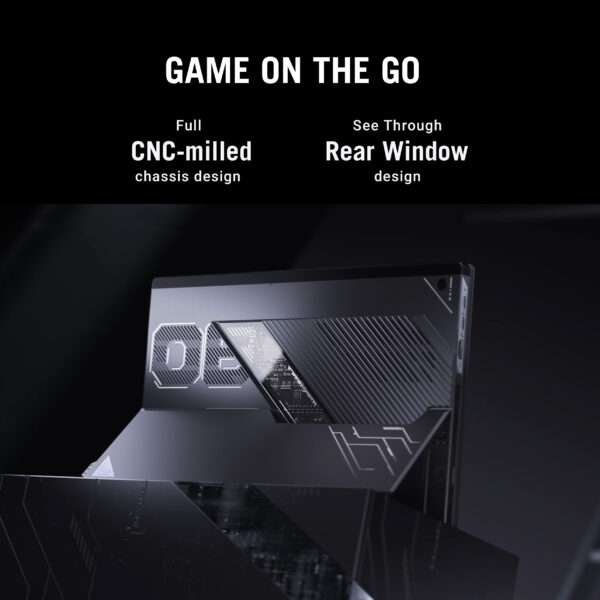 Asus ROG Flow Z13 GZ302EA-RU420WS with a long-lasting 70Wh battery, providing extended gaming and productivity hours