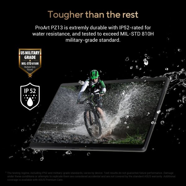 ASUS ProArt PZ13 OLED HT5306QA-LX402WS with included stylus for digital art