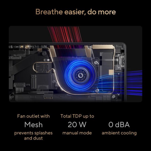 ASUS ProArt PZ13 OLED HT5306QA-LX402WS in laptop mode showing its sleek design