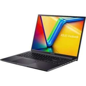 ASUS Vivobook 16 X1605VA-MB5555WS in sleek silver with diamond-cut edges and durable 16-inch aluminum body