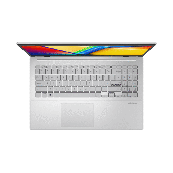 ASUS Vivobook Go 15 with a 15.6-inch HD anti-glare display, full-size keyboard, and large touchpad—ideal for work and study