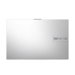"Student using Vivobook Go 15 in library setting, highlighting its portability and all-day battery life