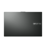 Professional working outdoors with ASUS Vivobook Go 15 laptop, demonstrating its lightweight portability for on-the-go computing
