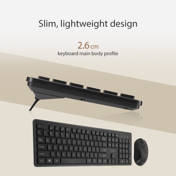 ASUS Wireless Keyboard and Mouse Set CW101-BK - Image 7