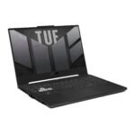 Close-up of TUF A15's 15.6-inch IPS-level anti-glare display with 100% sRGB coverage and Adaptive-Sync technology for tear-free gaming