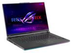 16-inch QHD+ 240Hz display on ROG Strix G16 with ultra-thin bezels, per-key RGB keyboard, and large precision touchpad