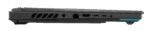 Side angle of the ASUS ROG Strix G16 displaying its USB-C Thunderbolt 4, HDMI, and audio ports for peripherals
