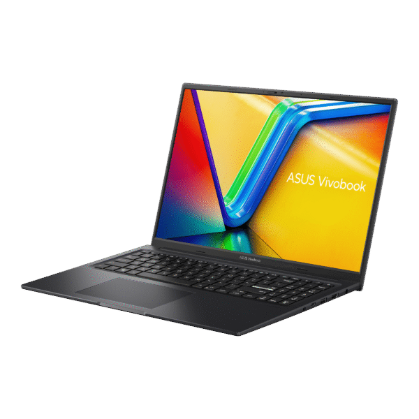 Full-size backlit keyboard with 1.4mm key travel and oversized NumberPad-integrated touchpad on ASUS Vivobook 16X laptop