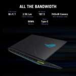 Asus ROG Strix G16 G615LR-S5190WS gaming laptop in sleek black chassis with angular design, glowing ROG logo, and textured finish for aggressive gamer aesthetics