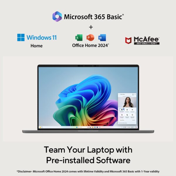 ASUS Zenbook A14 smoothly running creative applications with AMD Ryzen 7 processor and AMD Radeon graphic
