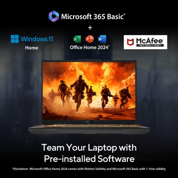 HDMI 2.1, RJ45 Ethernet, and USB 2.0 ports on right side of ASUS TUF Gaming F16 gaming laptop