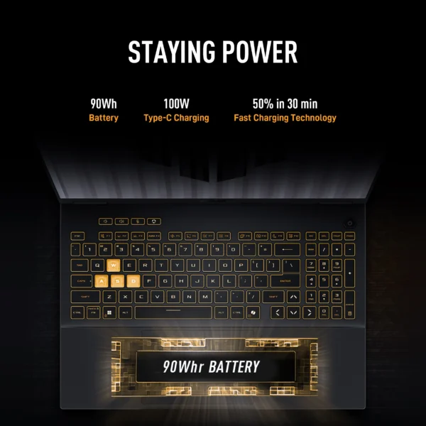 AsusTUF Gaming F16 FX688JPR-QT043WS - Image 4