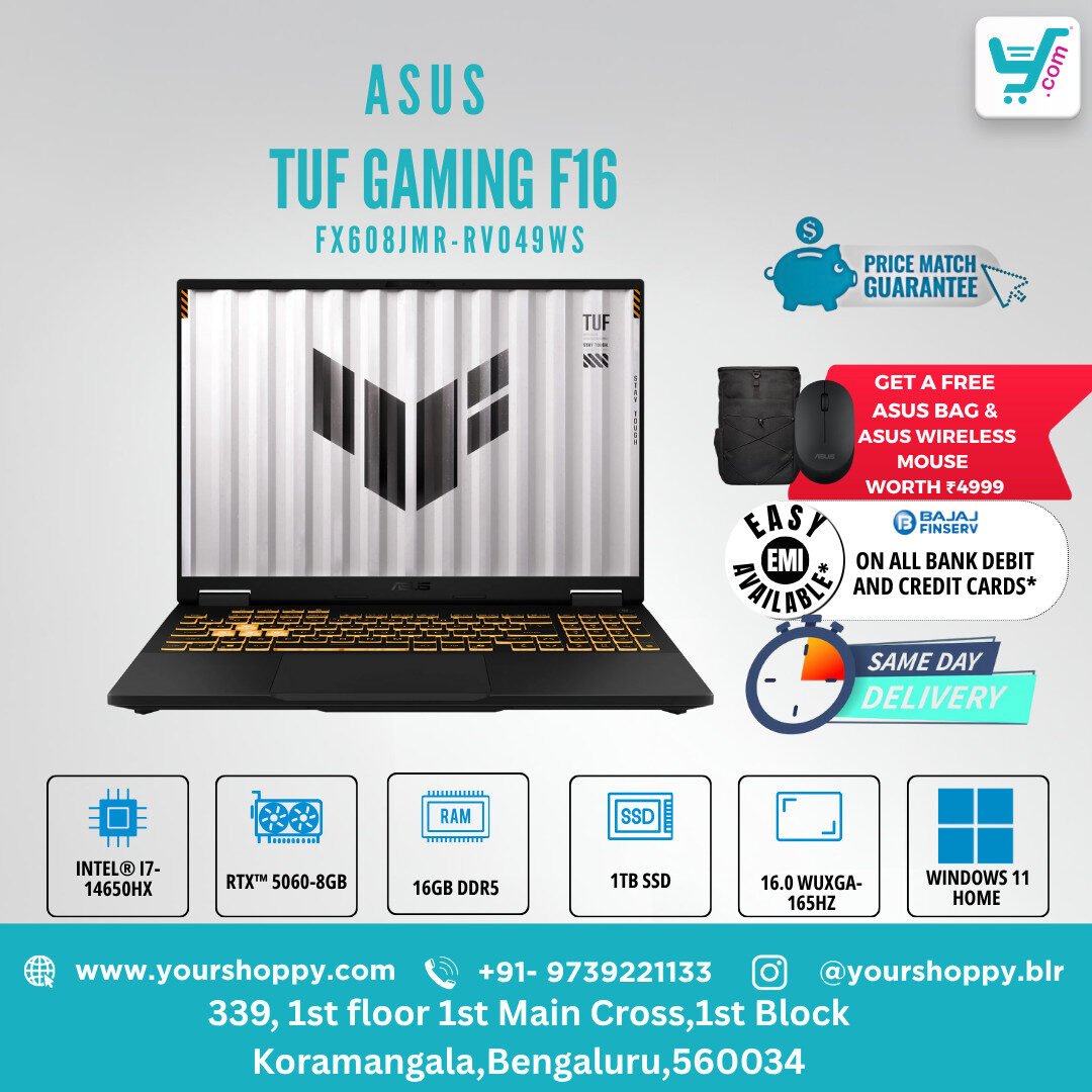 25 AsusTUF Gaming F16 FX608JMR-RV049WS - Image 1