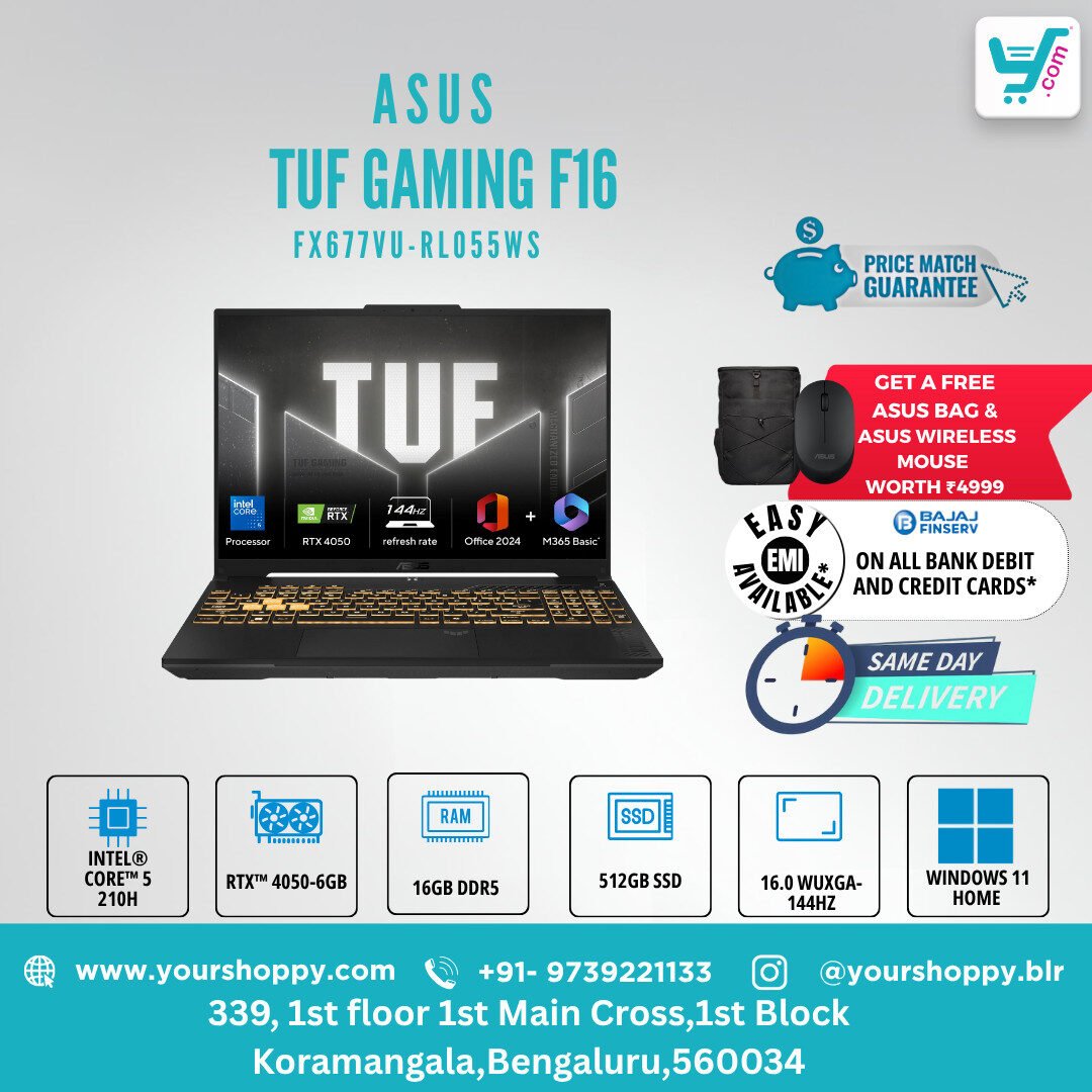 26 AsusTUF Gaming F16 FX677VU-RL055WS - Image 1