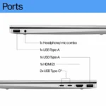 HP 13-bg0017AU Natural Silver finish view