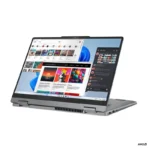 Sleek Luna Grey lid and dual microphones on Lenovo 83DR007DIN.