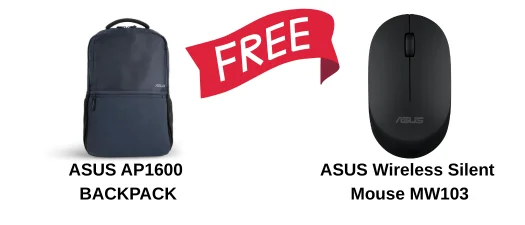 ASUS- Bag and Wireless-Silent-Mouse free