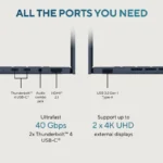 Backlit keyboard and touchpad of UX3405CA-PZ163WS