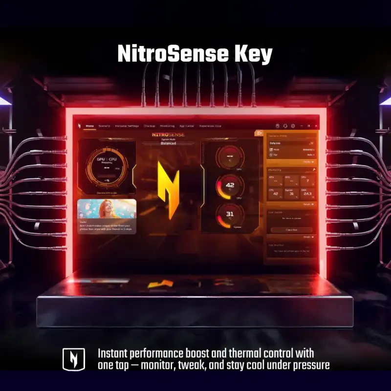 Acer Nitro V 16S RGB Backlit Keyboard Bengaluru