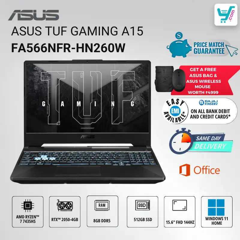 FA566NFR-HN260W ASUS TUF Gaming A15 FA566NFR-HN260W ( 90NR0JU7-M004U0 ) - Image 1