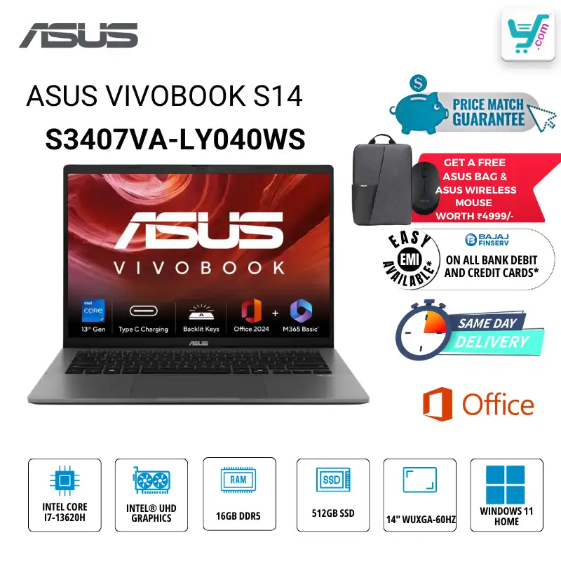 asus-vivobook-s-14-s3407va-ly040ws-mist-blue-price-bangalore-store ASUS Vivobook S 14 S3407VA-LY040WS Intel Core Ultra 7 258V Series 2 AI Laptop Bangalore