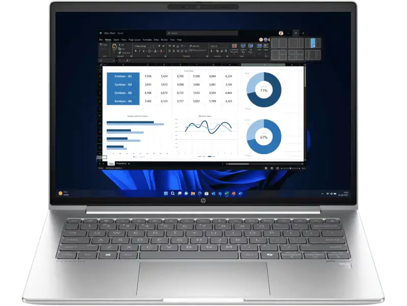 HP ProBook 440 G11 D32FFAT#ACJ front view - Intel Core Ultra 7 32GB RAM price Bangalore.