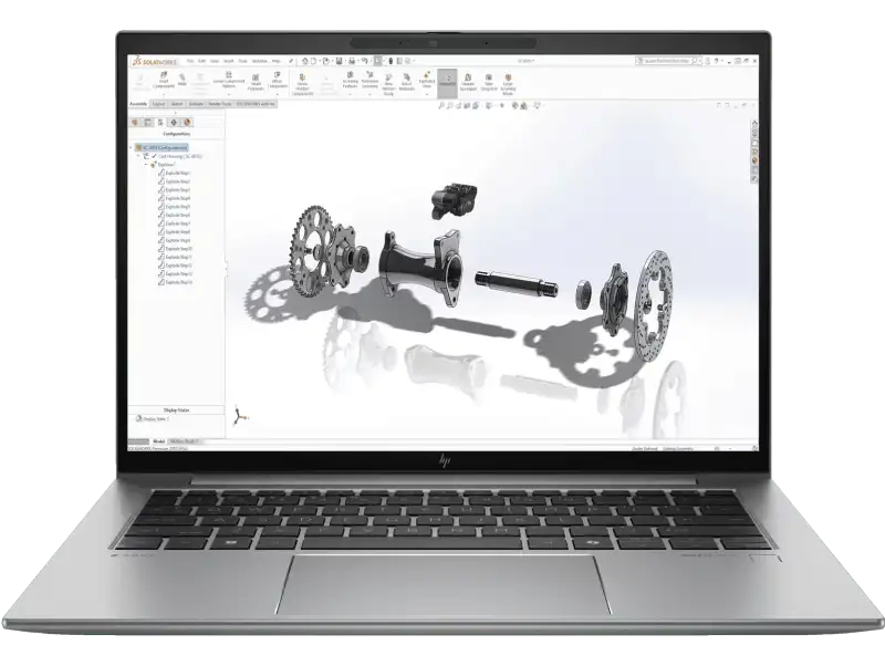 HP ZBook Firefly 14 G11 A1VR2PT front view - HP laptop price Bangalore.