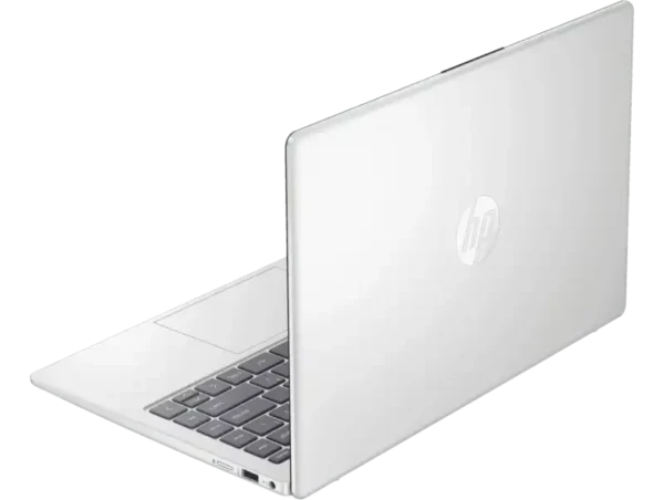 Silver HP laptop 14-ep1152TU with HP logo, 16GB RAM, and Intel Core Ultra 7 processor.