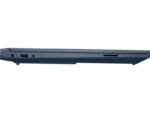 HP Victus 15-fb3118AX BT6D0PA close-up of chrome logo and recycled plastic finish.