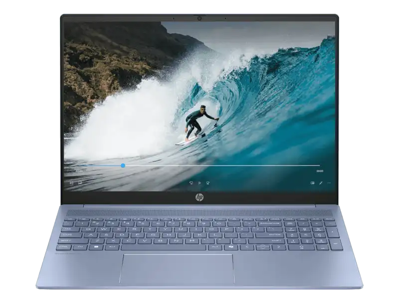 HP OmniBook 5 Laptop AI 16-af1101TU D32RXPA front view - HP AI laptop price Bangalore.