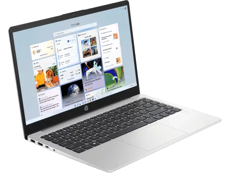 HP 240R 14 G10 C8HS0AT backlit keyboard and touchpad.