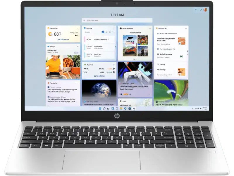 HP 250R 15.6 G10 D49D4AT front view - HP laptop price Bangalore.