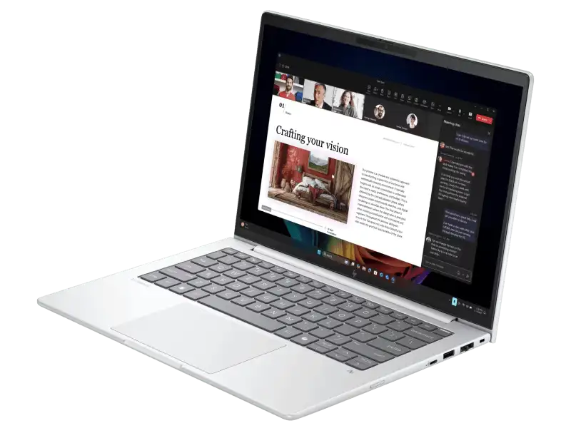 HP EliteBook 8 14 G1i C27T4PT 14-inch WUXGA display showing high-res panel.