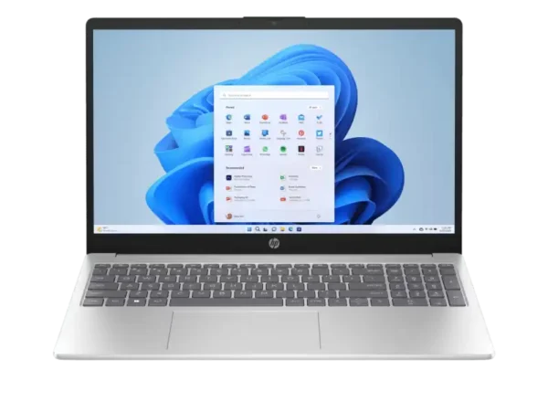 HP Laptop 15-fd0884tu D0PF6PA front view - Natural Silver HP laptop price Bangalore.