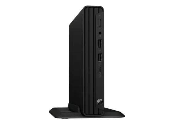 HP Pro Mini 260 G9 C2UT0PT front ports: USB-C 10Gbps and 5Gbps USB-A.