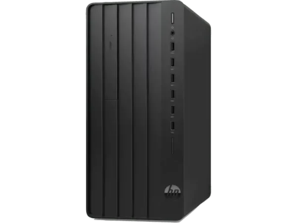 HP Pro Tower 280 G9 D1GF1AT rear view: HDMI, VGA, and Serial port.