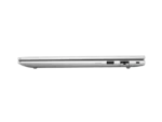 Side view of a silver HP ProBook 4 35.6 cm (14) G1iR Business Laptop PC with ports.