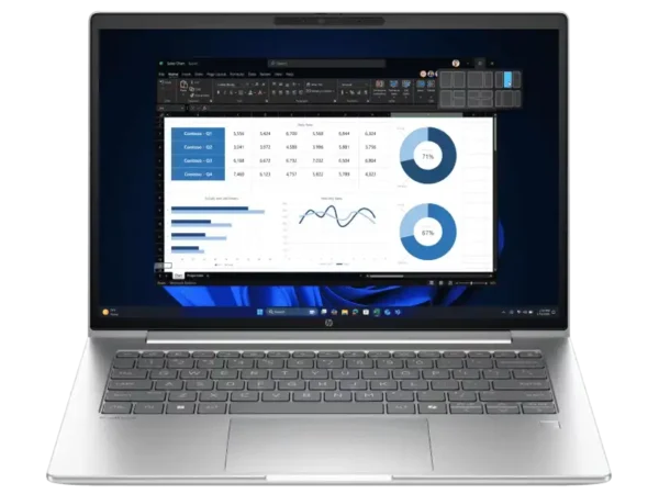 HP ProBook 4 35.6 cm (14) G1iR Business Laptop PC featuring an Intel Core 7 processor and 1TB SSD.