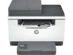 HP LaserJet MFP M233sdw monochrome laser printer with print, copy, scan functions.